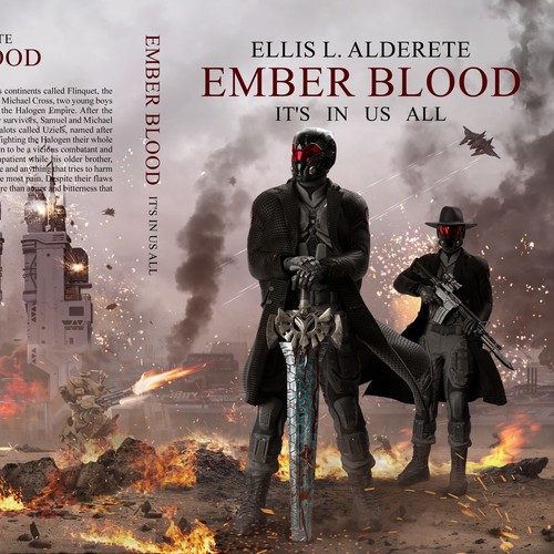 War book cover with the title 'Ember Blood'