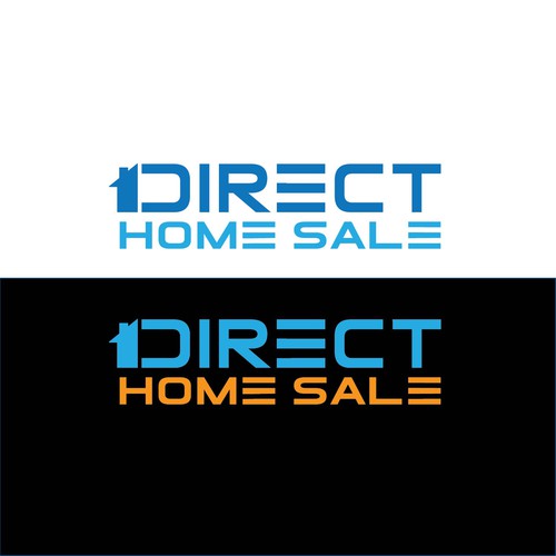Direct logo with the title 'Bold Modern Home Sale Direct Logo'