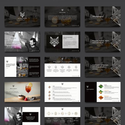 Template for Progressive Spirits Company Featuring Unique Liqueurs