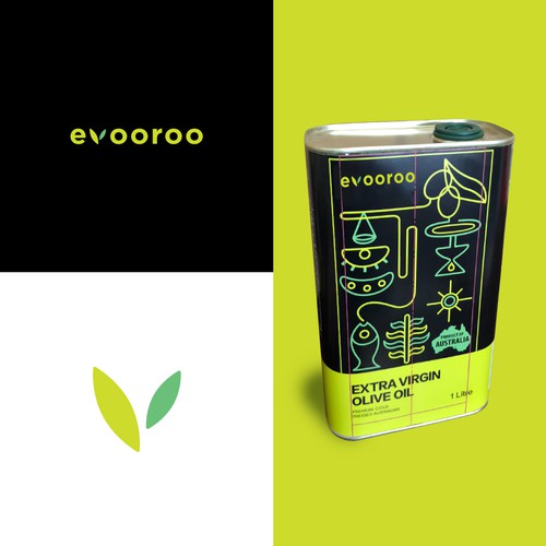 Olive logo with the title 'Logo Design for Evooroo'