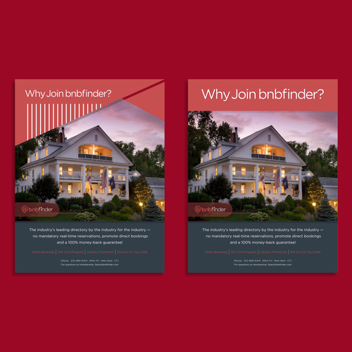 Instagram ad design with the title 'Ad for digital magazine'