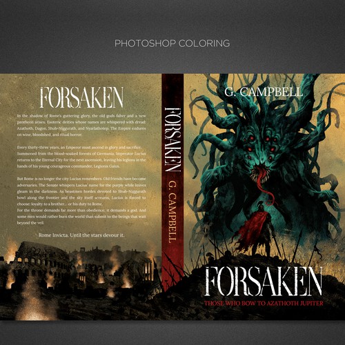 Design with the title 'Book cover illustration'