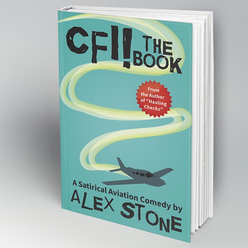 Comedy book cover with the title 'Book cover'