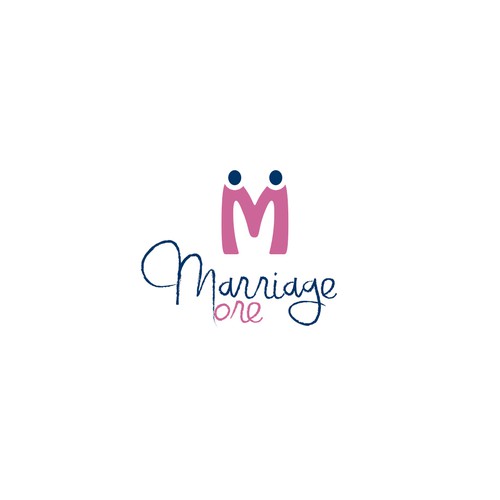 Marriage logo with the title 'Create a logo that defines our brand: Marriage More.'