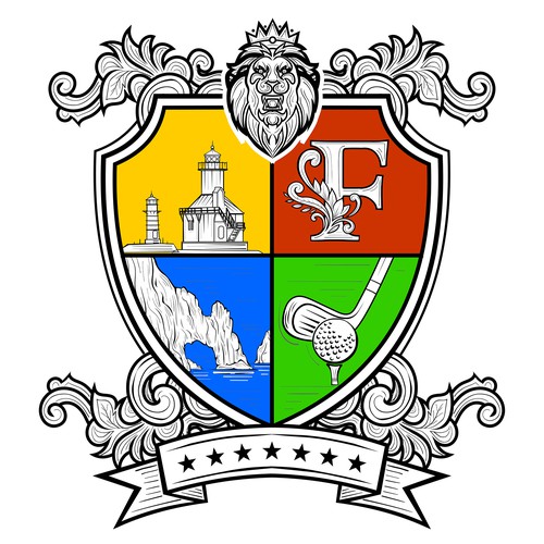 Crest illustration with the title 'Illustartion'