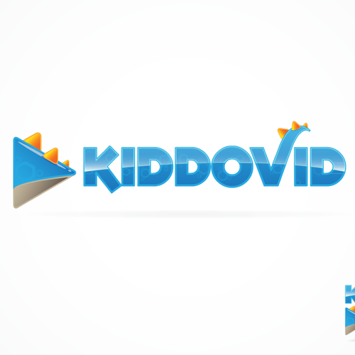 Transparent background YouTube logo with the title 'Kiddovid'