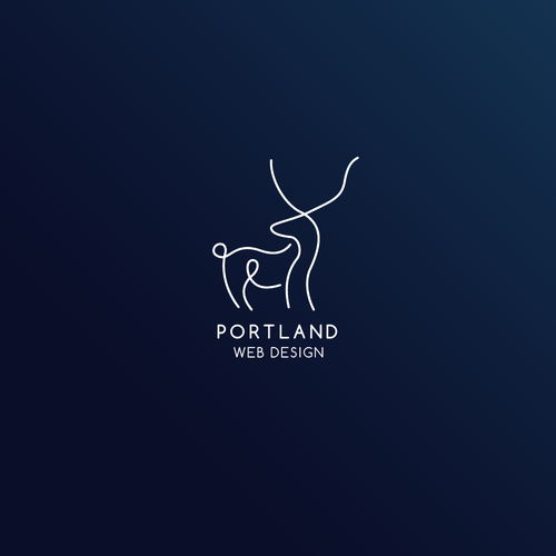 Web design logo with the title 'Logo for webdesign company'