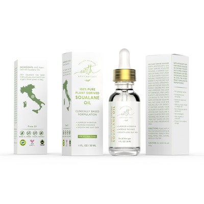 Product packaging (label and box) for Earth Apothecary