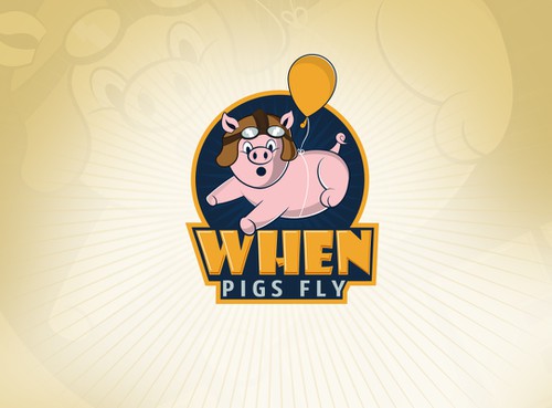 Fly logo with the title 'Create the next logo for When Pigs Fly'