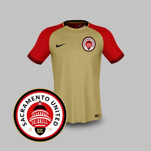 Sportswear logo with the title 'Sacramento United Logo'