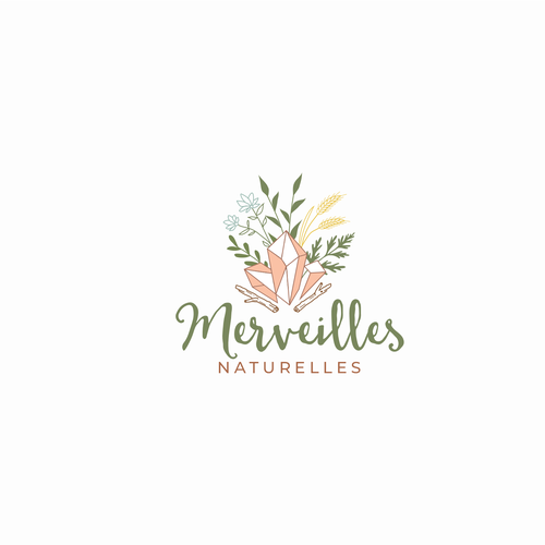 Herbal logo with the title 'Merveilles'