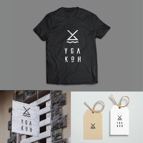 Clothing line logo with the title 'Yoga Koh '