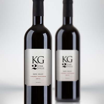 Design a captivating label for a Napa Valley wine brand!