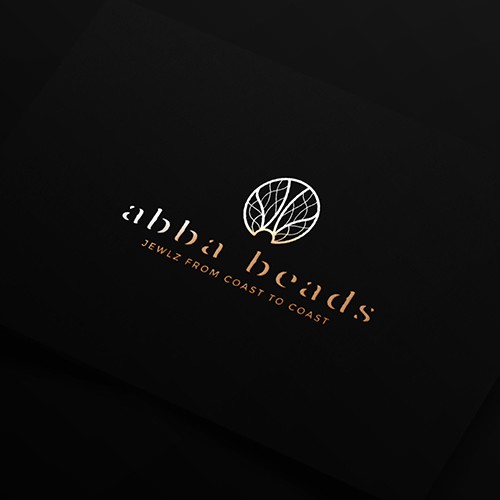 Seashell logo with the title 'Logo design for a jewellery brand'