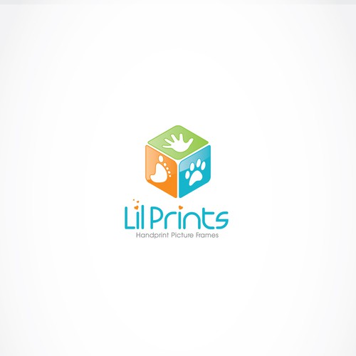 Paw logo with the title 'Logo for Lil Prints'