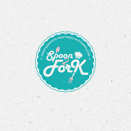 Spoon logo with the title 'logo for cafe'