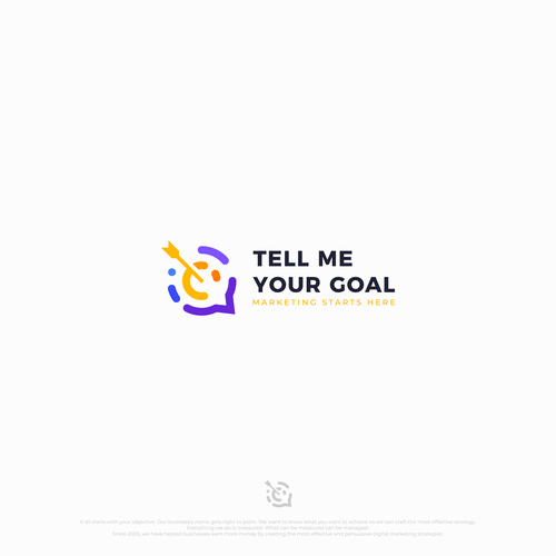 Goal logo with the title 'Tell Me Your Goal'