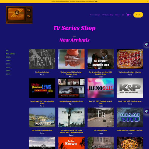 Design with the title 'NETWORK 33 Design + SEO Foundation'