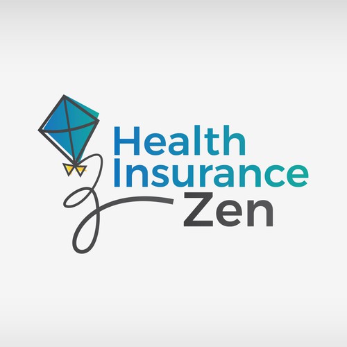 Kite design with the title 'The Peaceful Times in Life with Health Insurance Zen'
