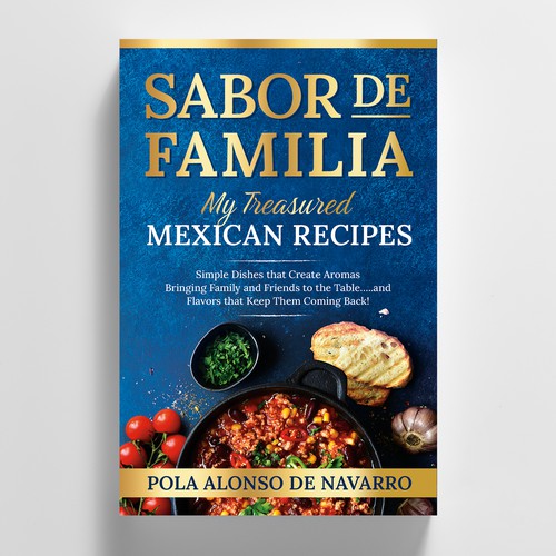 Recipe book cover with the title 'Recipes / Book Cover'