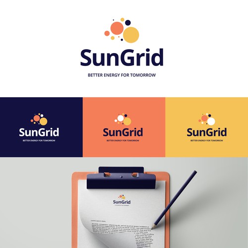 Corporate brand with the title 'Logo for energy firm'