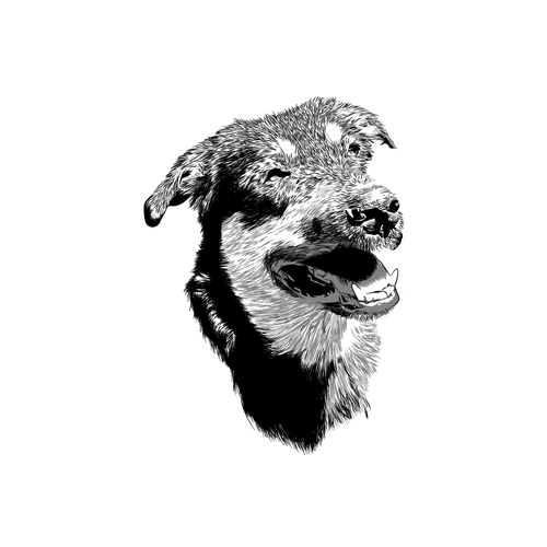 Kick-ass logo with the title 'logo design for dog lover'