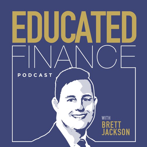 Photo editing design with the title 'simple clean look podcast cover'