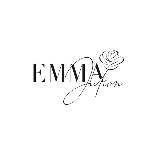 Rose design with the title 'Emma Julian'