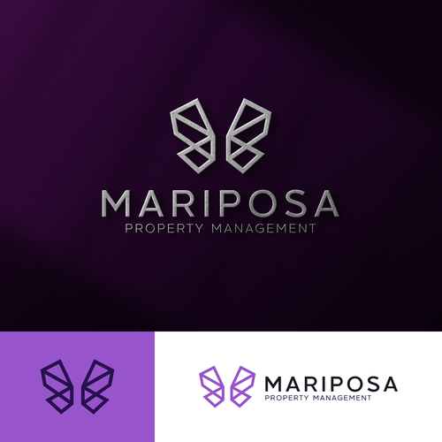 Property brand with the title 'Butterfly logo'