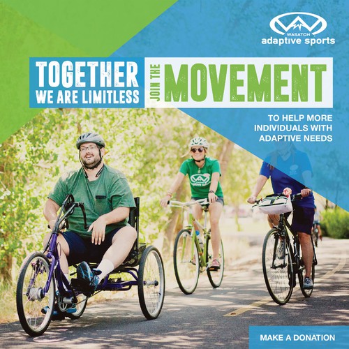 Instagram ad design with the title 'Facebook ad campaign'