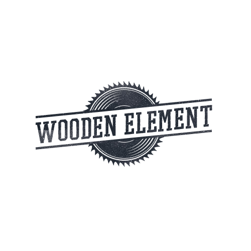 Timber logo with the title 'Logo for Wooden Element'