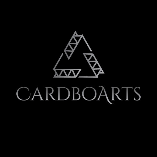 Cardboard design with the title 'CardboArts'