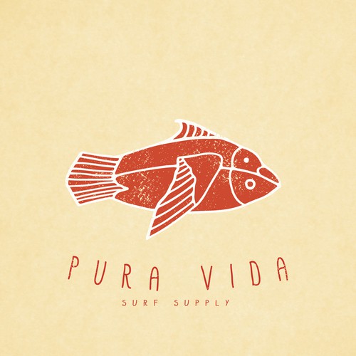 Quirky logo with the title 'Logo concept for surfing supply and lifestyle shop'