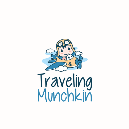 Traveling design with the title 'Traveling Munchkin'