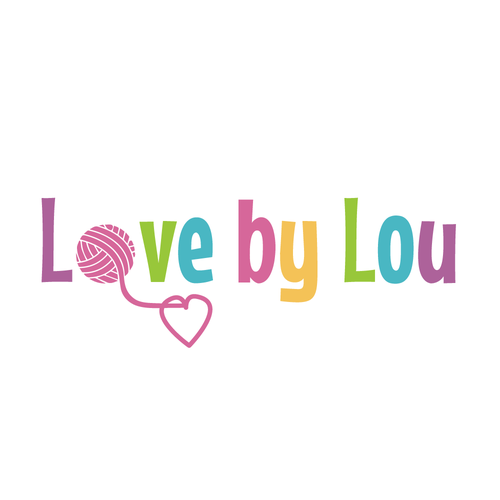 Crochet design with the title 'Logo concept for crochet toy store'