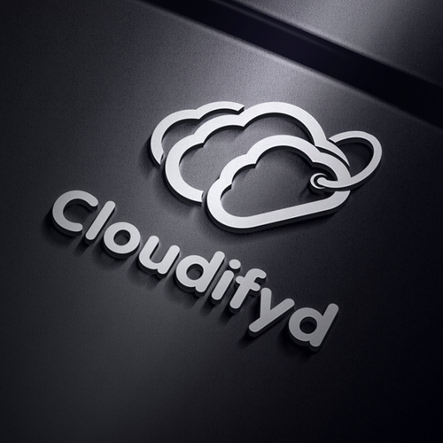 Cloud design with the title 'Create the next logo for Cloudify'