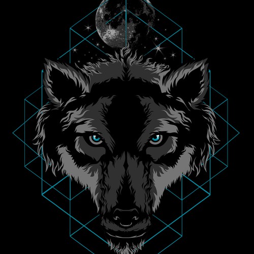 wolf graphic design