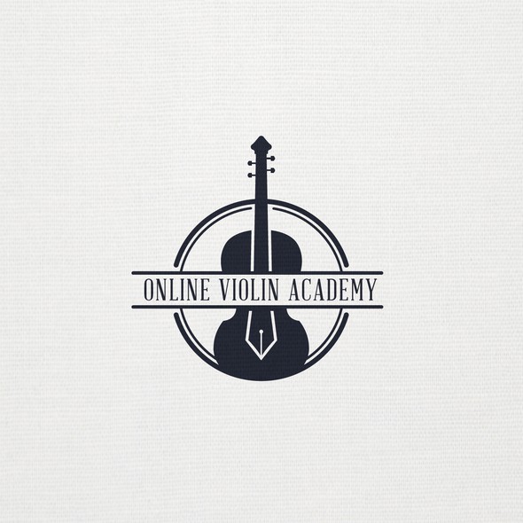 Violin logo with the title 'Violin Academy'