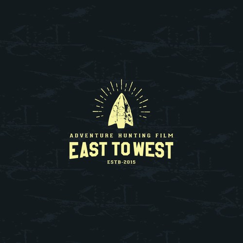 Hunting logo with the title 'East to West'