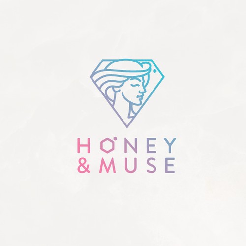 Beauty design with the title 'Honey & Muse'