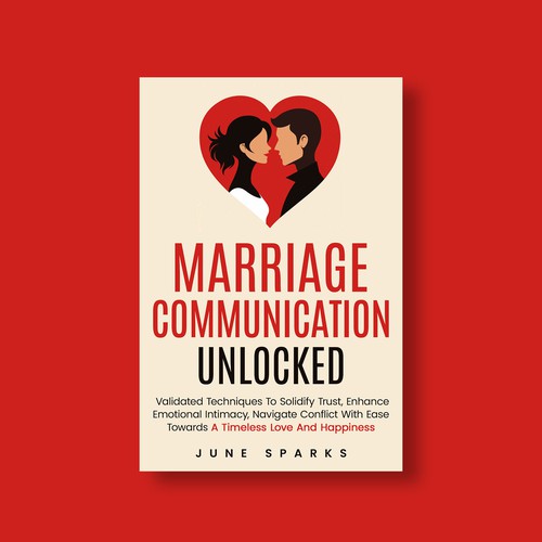 Marriage design with the title 'Book Cover'
