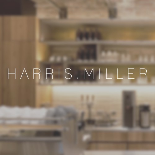 Hospitality logo with the title 'harris.miller'