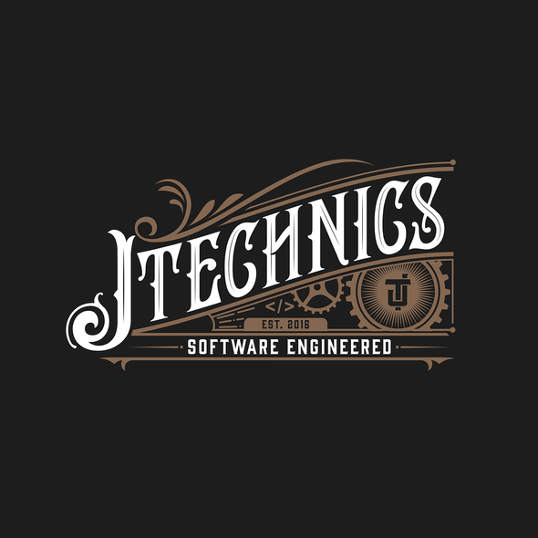 Machine brand with the title 'Logo design for JTechnics'