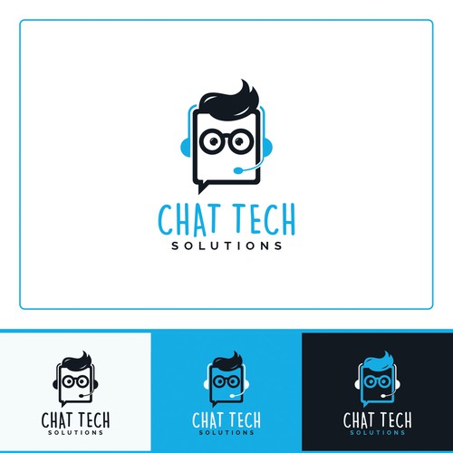 Glasses brand with the title 'Chat Tech Solutions'