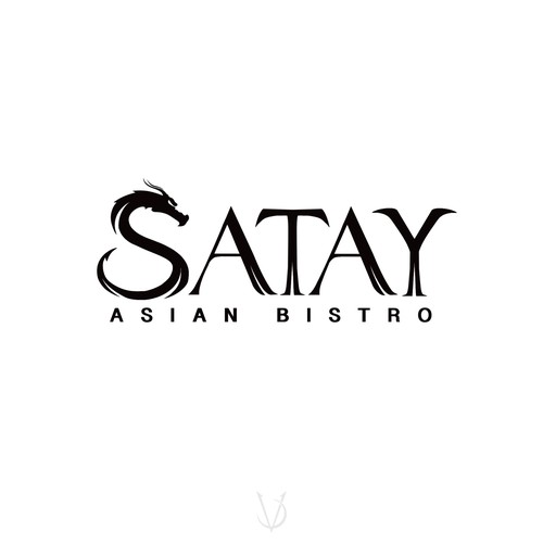 Text logo with the title 'Satay '