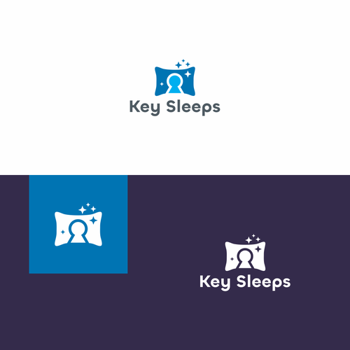 Pillow logo with the title 'Key Sleeps We provide short-term accommodation'