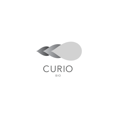 Biotech logo with the title 'Curio Bio'