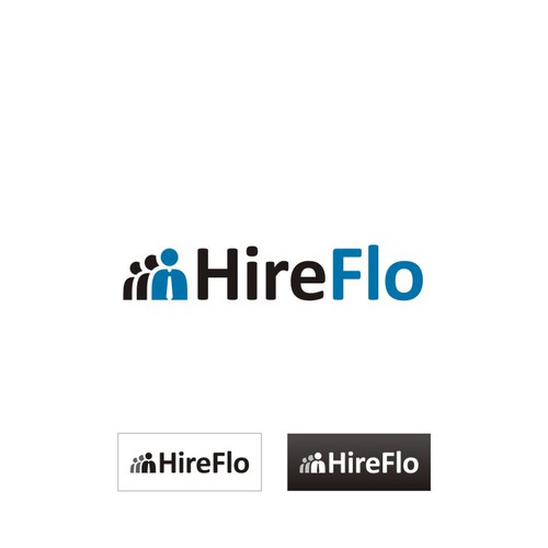 Recruitment logo with the title 'Logo for HireFlo'