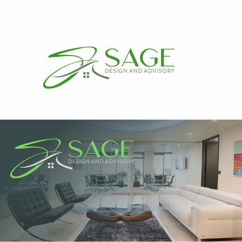 Interior design brand with the title 'Logo concept'