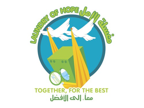 Clothes design with the title 'logo for charity Laundry of Hope'